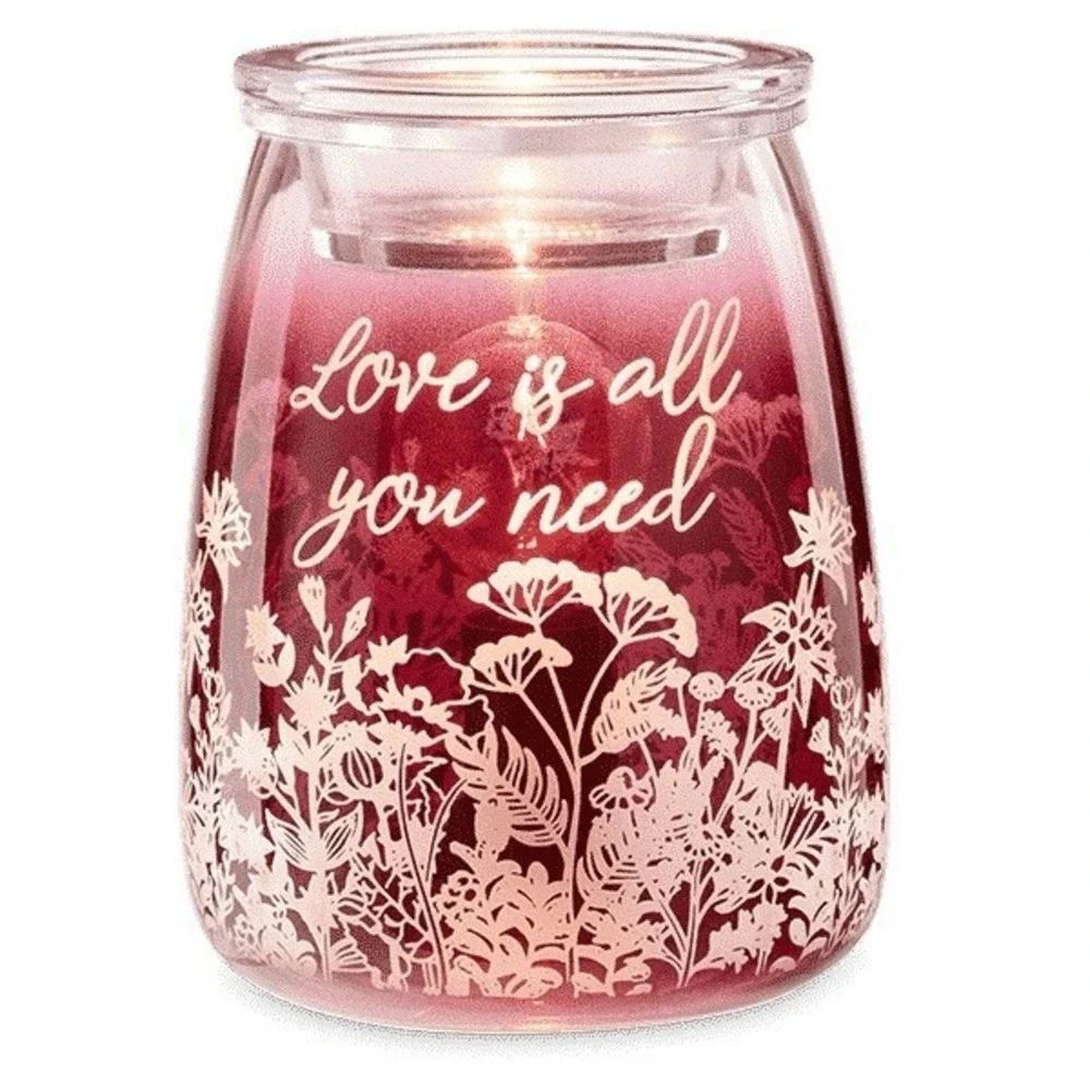 Scentsy LOVE IS ALL YOU NEED Warmer - Floral 2023‎ Retired/RARE - NEW in Box